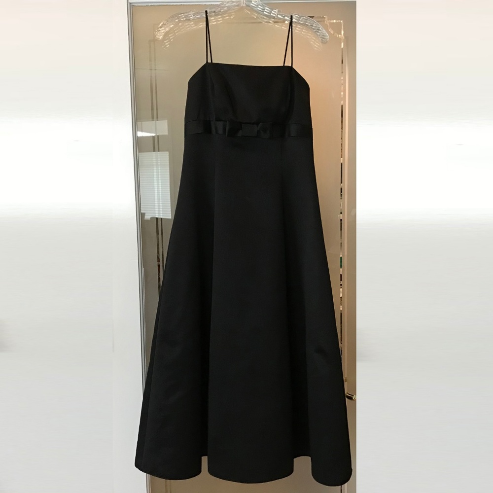 David's Bridal Black Prom Dress